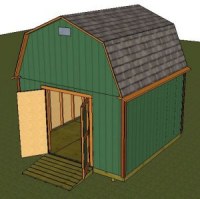 Gambrel Roof Shed Plans