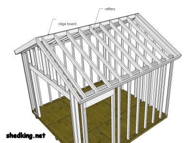 Shed Roof, Building a Shed Roof, Roof Framing