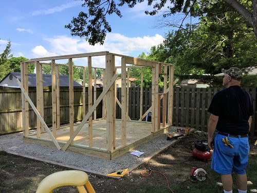 Dan's 12x10 Saltbox Shed