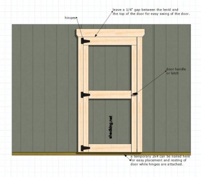 shed door plans
