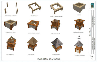 free cupola plans for your neat shed